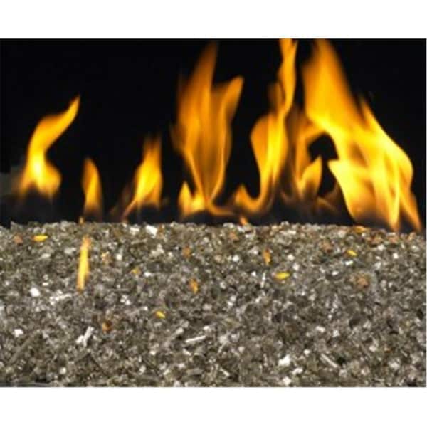 Cunningham Gas Products Real Fyre 40 lbs Bucket Fyre Glass Bronze Reflective GL-40-ZR - main